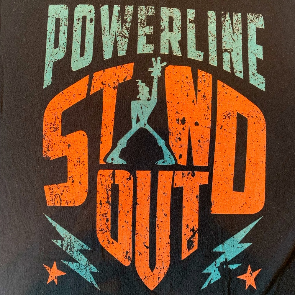 Powerline tee (inspired by movie A Goofy Movie)